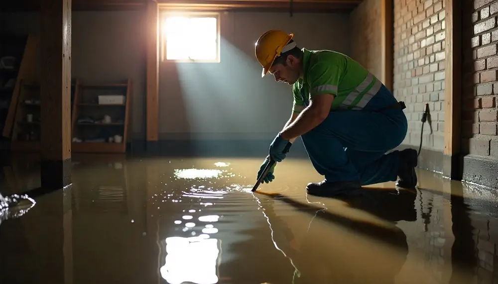 Professional water damage restoration services in Timberville, VA